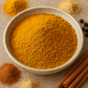 photo d'un bol qui contient le mélange en poudre du lait d'or