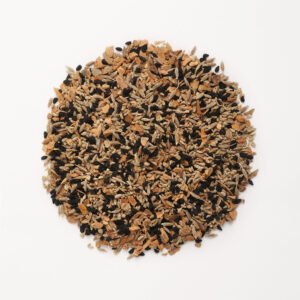 photo du mélange d'épice CALME TON VATA étalé sur un fond blanc (sans la boite)