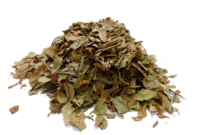 Feuilles de myrtille bio coupées